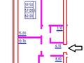 3-бөлмелі пәтер · 60 м² · 3/9 қабат, Калдаяков 26 — Наличный расчет, бағасы: 26.9 млн ₸ в Астане, Сарайшык р-н — фото 14
