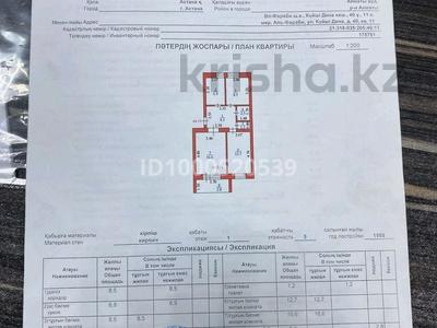 3-бөлмелі пәтер · 60 м² · 1/5 қабат, Куйши дина 40 — Гульжан, Встреча, бағасы: 25 млн ₸ в Астане, Алматы р-н