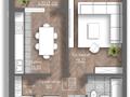 1-бөлмелі пәтер · 48.19 м² · 6/7 қабат, мкр. Алтын орда 192, бағасы: 14.7 млн ₸ в Актобе — фото 4