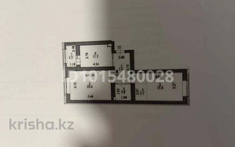2-бөлмелі пәтер · 63.4 м² · 2/9 қабат, Александр Сызганов 1/1, бағасы: 40.5 млн ₸ в Астане, Есильский р-н — фото 2