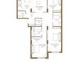 4-бөлмелі пәтер · 127.39 м² · 5/12 қабат, Достык 8/2 — БЕЗ КОМИССИИ! ВЫБОР ЭТАЖА, бағасы: ~ 92 млн ₸ в Астане, Есильский р-н — фото 2