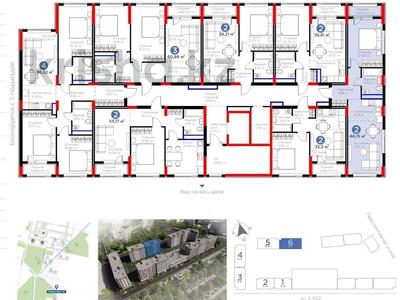 2-бөлмелі пәтер · 46.15 м² · 9/9 қабат, Е 354 5, бағасы: 24.5 млн ₸ в Астане, Есильский р-н