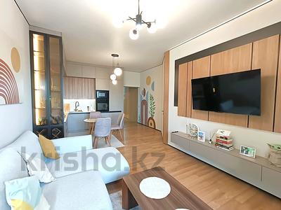 2-комнатная квартира · 66.6 м² · 14/20 этаж, Гагарина 310 за 72 млн 〒 в Алматы, Бостандыкский р-н