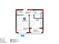 1-бөлмелі пәтер · 35.87 м² · 2/9 қабат, Шоссе Коргалжын 24/2 — Айтматова, бағасы: 22.5 млн ₸ в Астане, Нура р-н