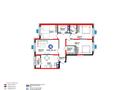 4-комнатная квартира · 107 м² · 5/12 этаж, Калдаякова за ~ 56.1 млн ₸ в Шымкенте, Туран р-н