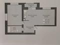 2-комнатная квартира · 55 м² · 2/7 этаж, Ш.Калдаякова 32 — С.Нурмагамбетова за 29.5 млн ₸ в Астане, Алматы р-н — фото 2