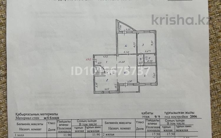 4-бөлмелі пәтер · 118.8 м² · 9/9 қабат, Отырар 4/3, бағасы: 62 млн ₸ в Астане, р-н Байконур — фото 2