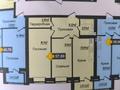 2-бөлмелі пәтер · 57.69 м² · 1/6 қабат, Береке шағын ауданы 21, бағасы: 32 млн ₸ в Костанае, Микрорайон Береке