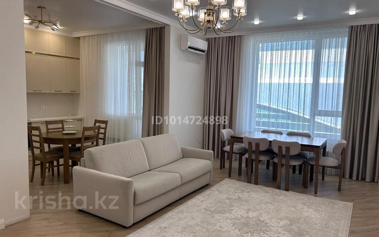 3-комнатная квартира · 105 м² · 5/12 этаж, Тауелсиздик 56/2 — Пересечение ул. Тауелсиздик - Калдаякова за 135 млн ₸ в Астане, Сарайшык р-н — фото 2