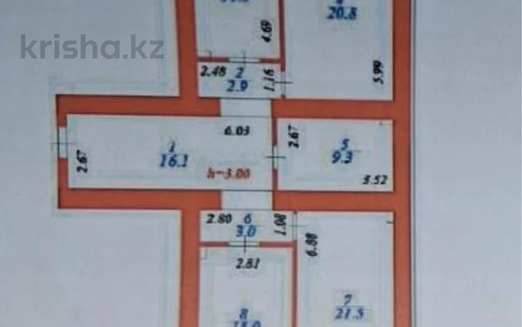 3-комнатная квартира · 105.4 м² · 1/12 этаж, Чингиз Айтматов 65 — Ч. Айтматова за 42.5 млн ₸ в Астане, Нура р-н — фото 3