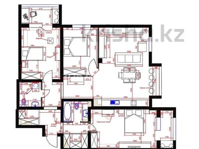 4-комнатная квартира, 129 м², 2/17 этаж, Мкр Самал-2 138 — Жолдасбекова за 110 млн 〒 в Алматы, Медеуский р-н