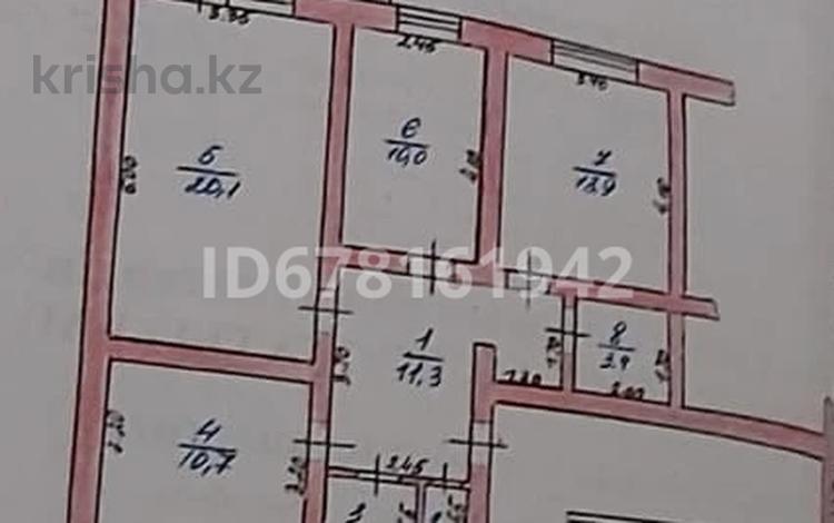 3-комнатная квартира, 72.9 м², 2/2 этаж, Толе Би за 16 млн 〒 в Текели — фото 2