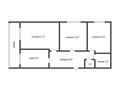 3-комнатная квартира · 62 м² · 1/2 этаж, Поповича 11 за 15 млн ₸ в Костанае — фото 17