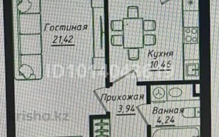 1-бөлмелі пәтер · 42 м² · 7/12 қабат, Жумекен Нажимеденов 26 — Damu mall, бағасы: 25.7 млн ₸ в Астане, Сарайшык р-н — фото 2