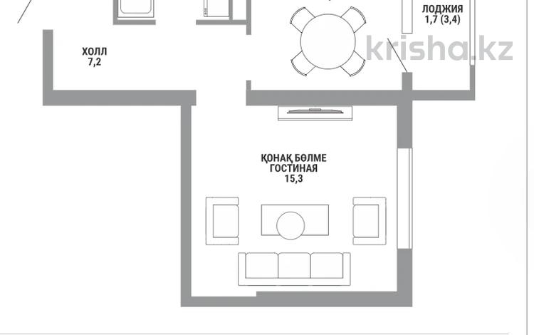 1-комнатная квартира · 38.1 м² · 2/15 этаж, Райымбека 210/8 за ~ 29 млн ₸ в Алматы, Алмалинский р-н — фото 7