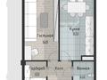 1-бөлмелі пәтер · 51.82 м² · 3/5 қабат, 32Б мкр, Мкрн. 32В 22, бағасы: ~ 17.6 млн ₸ в Актау — фото 2