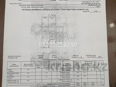 3-бөлмелі пәтер · 61.8 м² · 3/5 қабат, Авангард-3 43, бағасы: 19.5 млн ₸ в Атырау, мкр Авангард-3