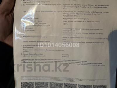 Участок · 12 соток, Шымкентпромстрой — Арзан магазинге қарама қарсы көше за 5.5 млн ₸ в Шубарсу