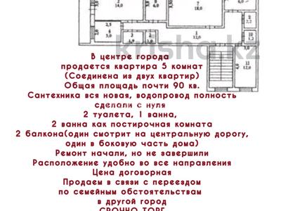 5-комнатная квартира, 87 м², 2/2 этаж, ПНГС 5 — В центре города за 10 млн 〒 в Кульсары