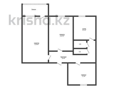 3-комнатная квартира · 54.2 м² · 4/5 этаж, Омара Досжанова 137 за 23.5 млн ₸ в Костанае