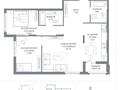 3-комнатная квартира · 75.87 м² · 9/9 этаж, пересечение ул. Калдаякова и ул. Жургенова — БЕЗ КОМИССИИ, ЕСТЬ ЕЩЕ ВАРИАНТЫ за ~ 41.9 млн ₸ в Астане, Сарайшык р-н — фото 2