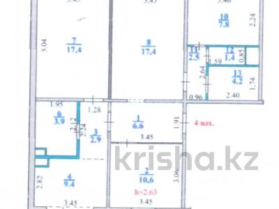 4-комнатная квартира · 91.8 м² · 3/9 этаж, 4 21 — Находится возле Трнавы за 47 млн 〒 в Аксае