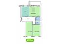 3-комнатная квартира · 83.98 м², Гагарина 8а за ~ 22.3 млн 〒 в Петропавловске — фото 2
