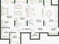 3-бөлмелі пәтер · 130 м² · 3/3 қабат, Толеметова 100/1 — Утегенова, бағасы: 83 млн ₸ в Шымкенте, Абайский р-н — фото 3