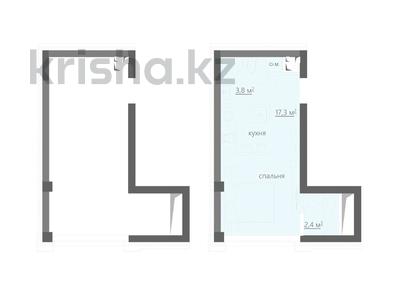 1-бөлмелі пәтер · 24.2 м², мкр Михайловка , ​Улица Аманжолова 47/1, бағасы: ~ 22.7 млн ₸ в Караганде, Казыбек би р-н