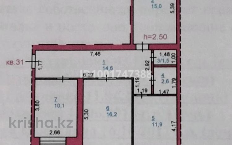 3-комнатная квартира · 73.6 м² · 3/5 этаж, Маншук Маметова — Дом находится напротив роддома за 23 млн 〒 в Экибастузе — фото 2