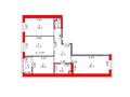 3-комнатная квартира · 83.8 м² · 9/9 этаж, Култегин 4 за ~ 46.9 млн ₸ в Астане, Нура р-н — фото 8