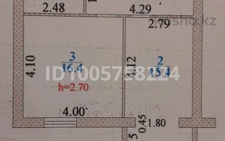 1-бөлмелі пәтер · 44.1 м² · 2/6 қабат, 16-ш/а., 16 мкрн 90, бағасы: 13.9 млн ₸ в Актау, 16-й мкр  — фото 2