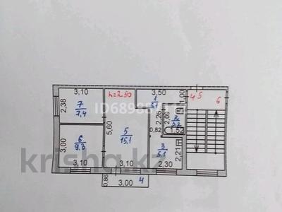 3-комнатная квартира, 47 м², 2/5 этаж, Анаркулова — Магазин Базет за 15 млн 〒 в Жезказгане