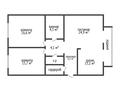 3-комнатная квартира · 97.3 м² · 1/5 этаж, 45А квартал 5 за 77 млн ₸ в Костанае — фото 8