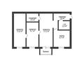 3-комнатная квартира · 53.7 м² · 2/2 этаж, Сагадата Нурмагамбетова за 10.8 млн ₸ в Актобе — фото 16