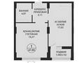 1-комнатная квартира · 47.85 м² · 7/12 этаж, Достык 8/5 за ~ 37.8 млн ₸ в Астане, Есильский р-н — фото 3