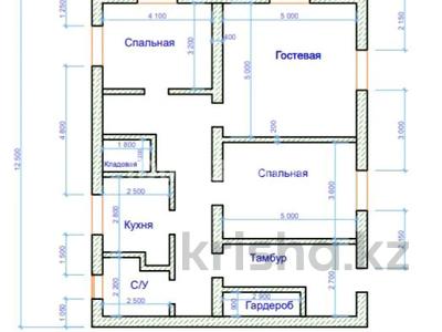 Отдельный дом · 4 комнаты · 131.25 м² · 8 сот., Акжар, Аксай-2 — 7-улица за 13 млн ₸ в Атырау