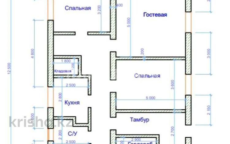 Отдельный дом · 4 комнаты · 131.25 м² · 8 сот., Акжар, Аксай-2 — 7-улица за 13 млн ₸ в Атырау — фото 2