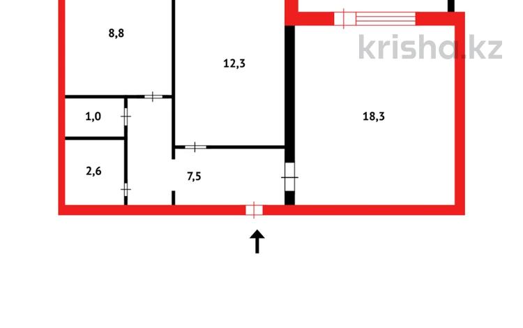 2-комнатная квартира · 52 м² · 4/5 этаж, 4 микрорайон за 10.5 млн ₸ в Абае — фото 14