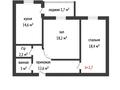 2-бөлмелі пәтер · 70.7 м² · 3/9 қабат, алтын орда — ЖК Нектар, бағасы: 29 млн ₸ в Актобе — фото 15