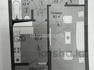 1-бөлмелі пәтер · 41 м² · 4/12 қабат, Культегин участок №16, бағасы: 27 млн ₸ в Астане, Нура р-н