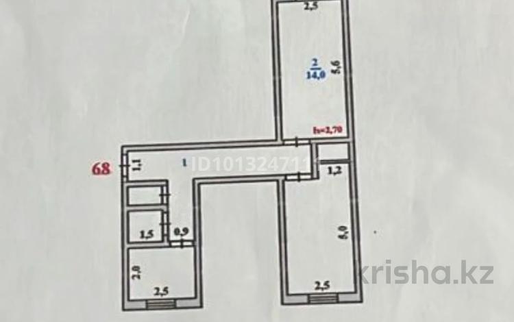 1-комнатная квартира · 25 м² · 3/5 этаж, Байтурсынова 59 — Студ.Городок за 5.5 млн ₸ в Шымкенте — фото 2