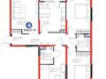 4-бөлмелі пәтер · 106 м² · 3/6 қабат, Кайрат микрорайон — Байге, бағасы: 65 млн ₸ в Алматы, Турксибский р-н — фото 21