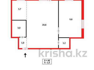 2-комнатная квартира, 40 м², 4/4 этаж, ул. Полетаева за ~ 10.4 млн 〒 в Караганде, Казыбек би р-н