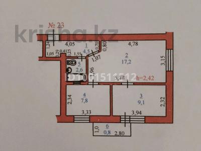 2-комнатная квартира · 42 м² · 2/4 этаж, Аскарова 217 за 12 млн ₸ в Таразе