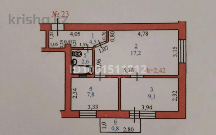 2-комнатная квартира · 42 м² · 2/4 этаж, Аскарова 217 за 12 млн ₸ в Таразе — фото 2