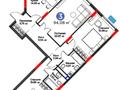 3-бөлмелі пәтер · 94.1 м² · 5/9 қабат, Е 117 55, бағасы: 56 млн ₸ в Астане, Есильский р-н — фото 9