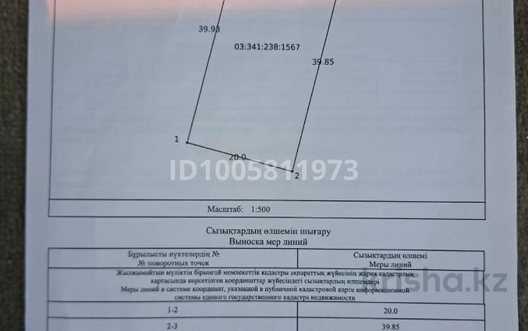 Участок · 8 соток, Даулет, Алатау, Даулет, ул. Кейрейхан, 521уч. за 8.5 млн ₸ — фото 12
