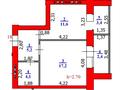 1-бөлмелі пәтер · 43.9 м² · 5/9 қабат, Желтоксан 1в — Район Сергея Тюленина, бағасы: ~ 15.3 млн ₸ в Уральске — фото 9