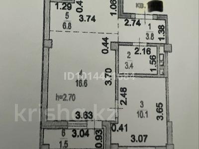 2-комнатная квартира · 42.2 м² · 8/9 этаж, Аль-Фараби 30/3 — Улы Дала/Аль фараби за 27 млн ₸ в Астане, Есильский р-н